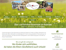 Tablet Screenshot of ferienhof-katzenmaier.de